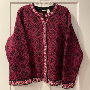 LL Bean Woman's Scandanavian Nordic Sweater
